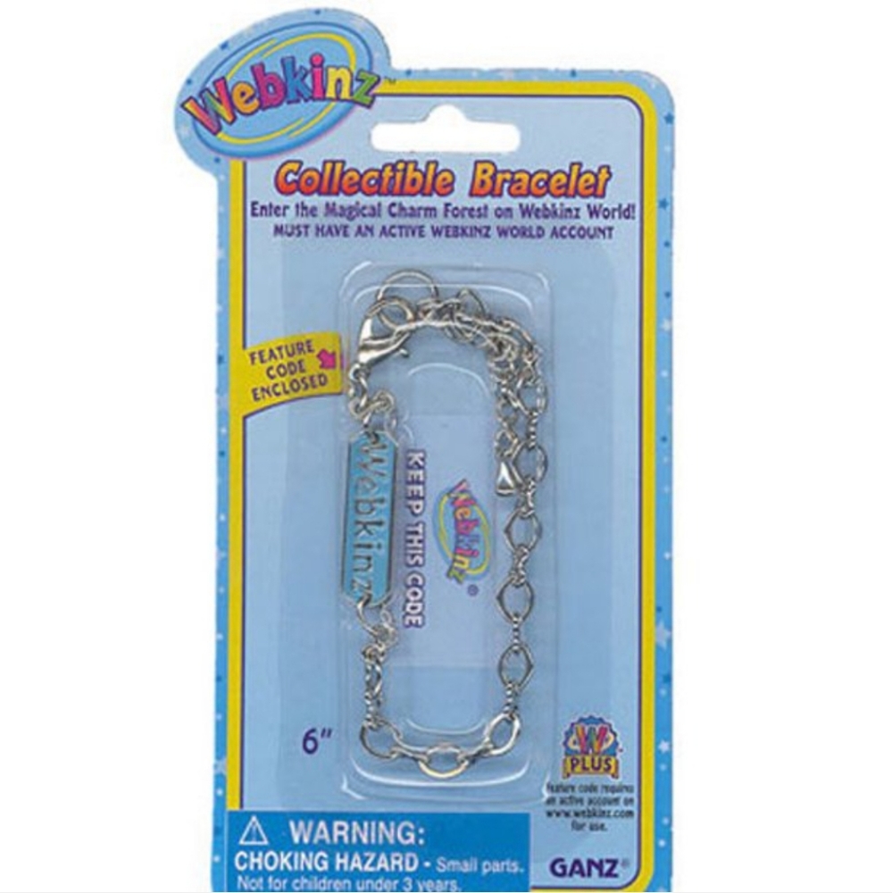 Webkinz 6" Charm Bracelet Brand New Sealed Y2K Jewelry Unused Code 2000s BNWT